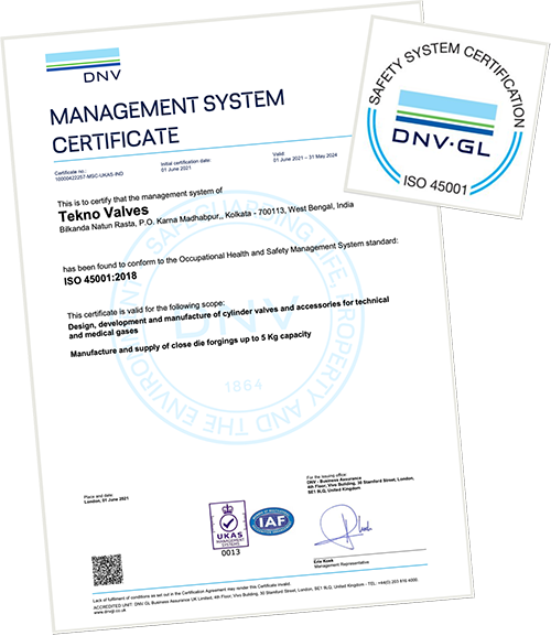 Received ISO 45001:2018 Certification from DNV”