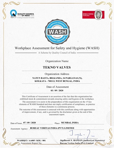 Workplace Assessment for Safety and Hygiene (WASH) by Bureau Veritas