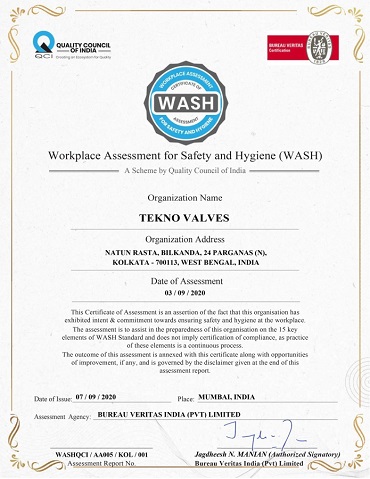 Workplace Assessment for Safety and Hygiene (WASH) by Bureau Veritas